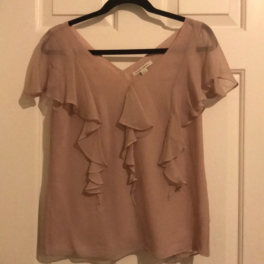 Banana republic lavender blouse